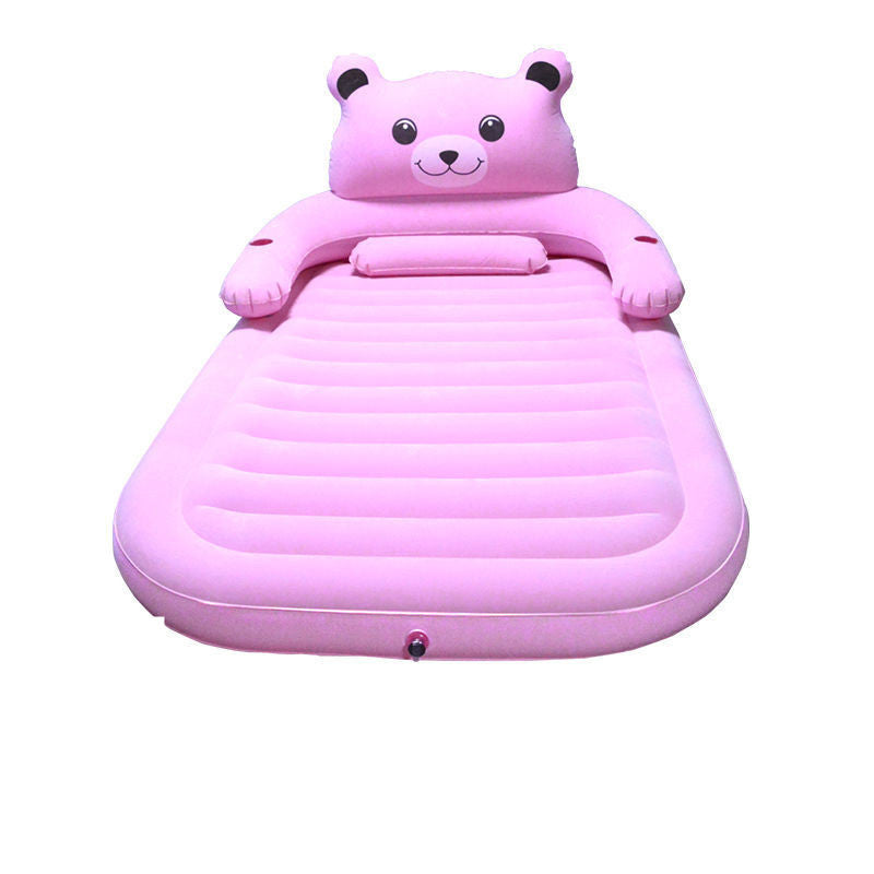 Elevated Household Double Automatic Cartoon Air Bed