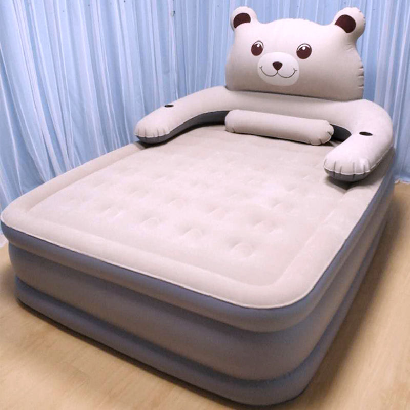 Elevated Household Double Automatic Cartoon Air Bed